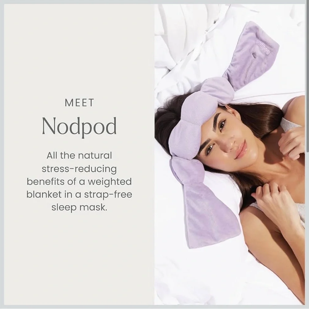 NEW Weighted Eye Mask in Lavender Light-Blocking Better Sleep Never Used